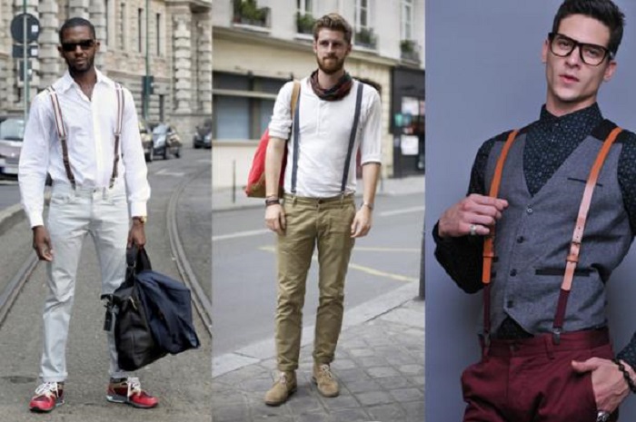how to wear suspenders