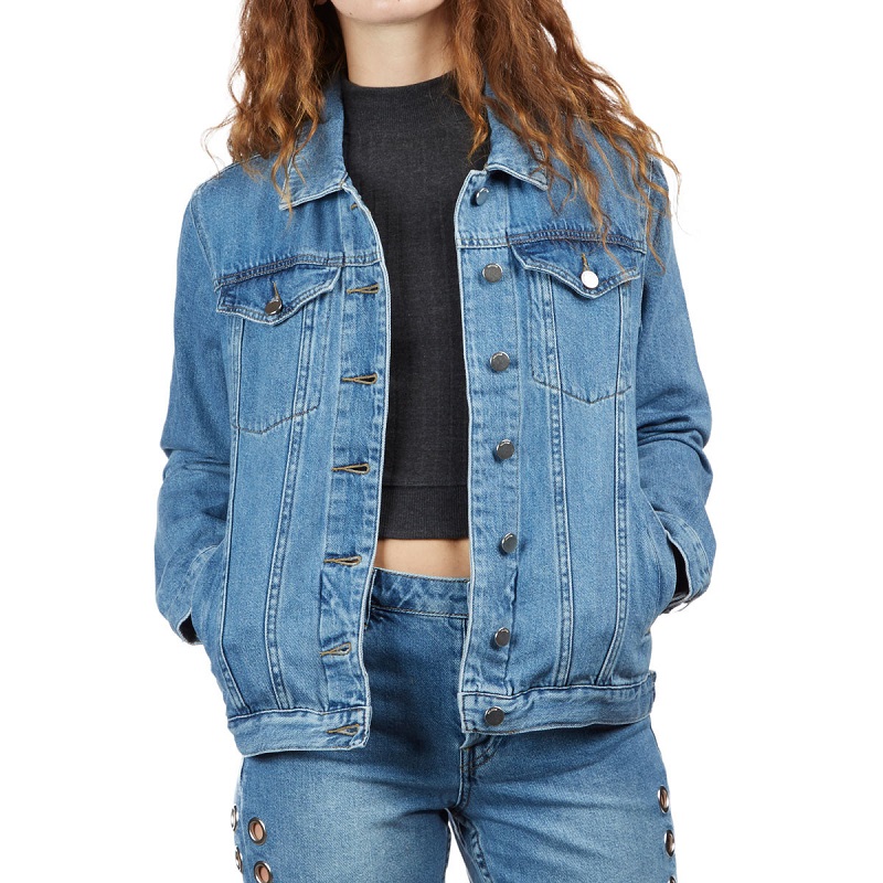 Blue jean jacket: how to wear it with style - Dress24h